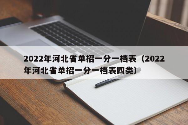 2022年河北省单招一分一档表（2022年河北省单招一分一档表四类）