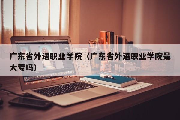 广东省外语职业学院（广东省外语职业学院是大专吗）